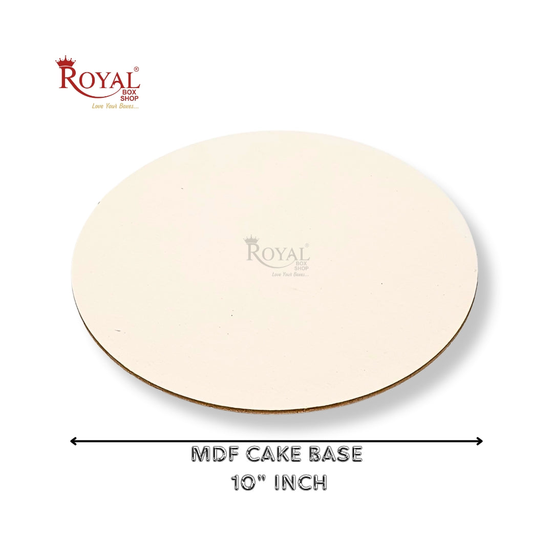 Cake Base Board I Round Shape I White I MDF