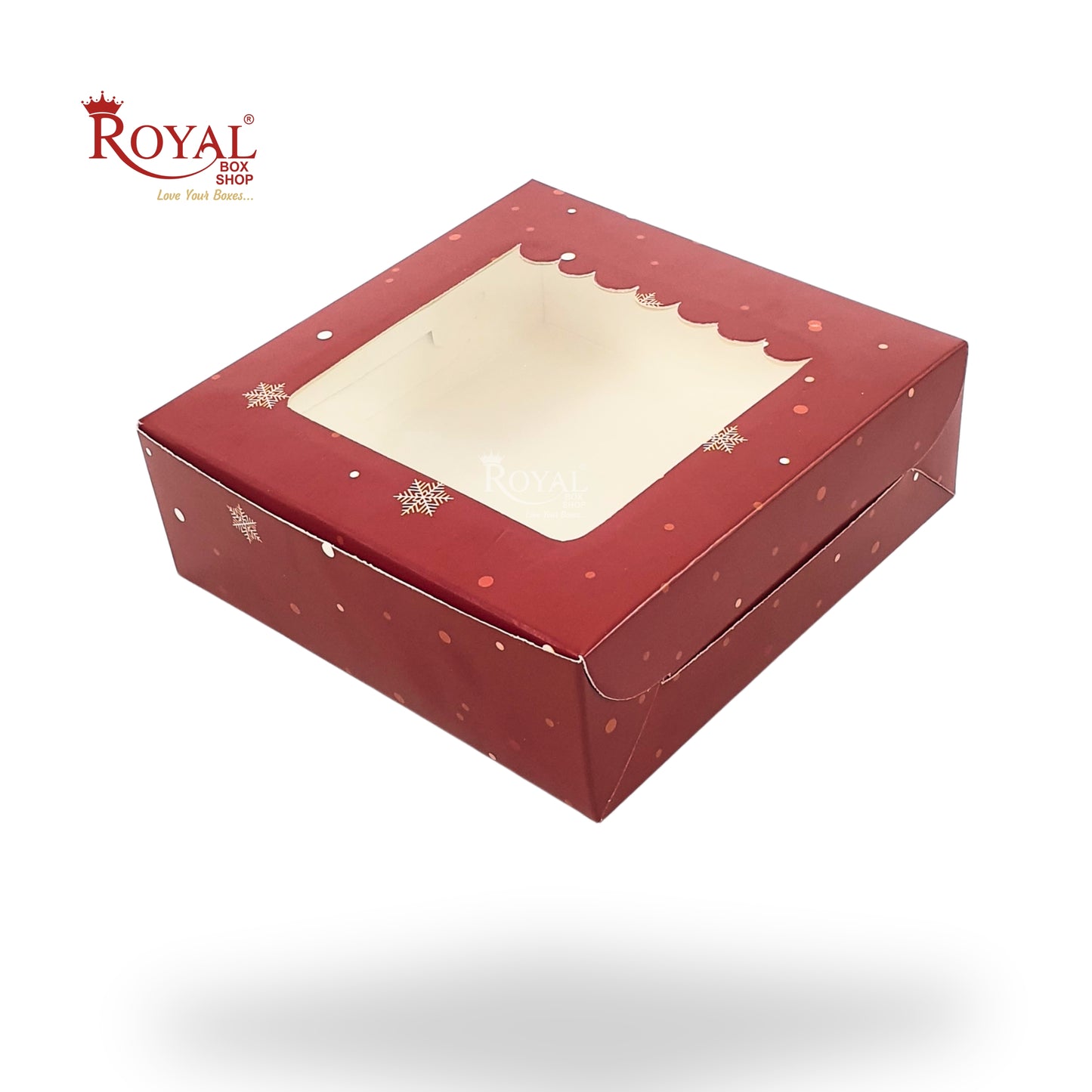 Half Kg Window Cake Box 8x8x5 Royal Box Shop 8510020531 www.royalboxshop.com