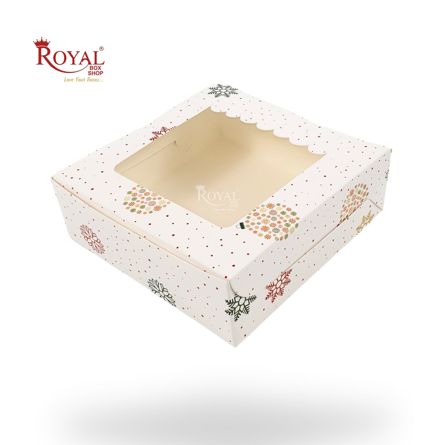Half Kg Window Cake Box 8x8x5 Royal Box Shop 8510020531 www.royalboxshop.com