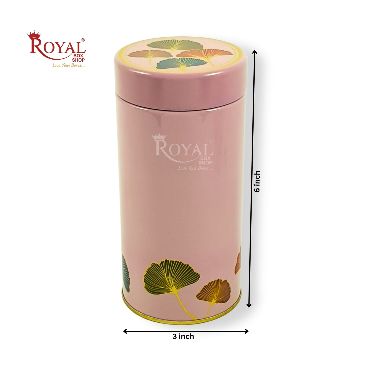 Rigid Hamper Boxes I 8"x8"x2" Inches I Blue Color Golden Flower Foiling I Set Up Boxes