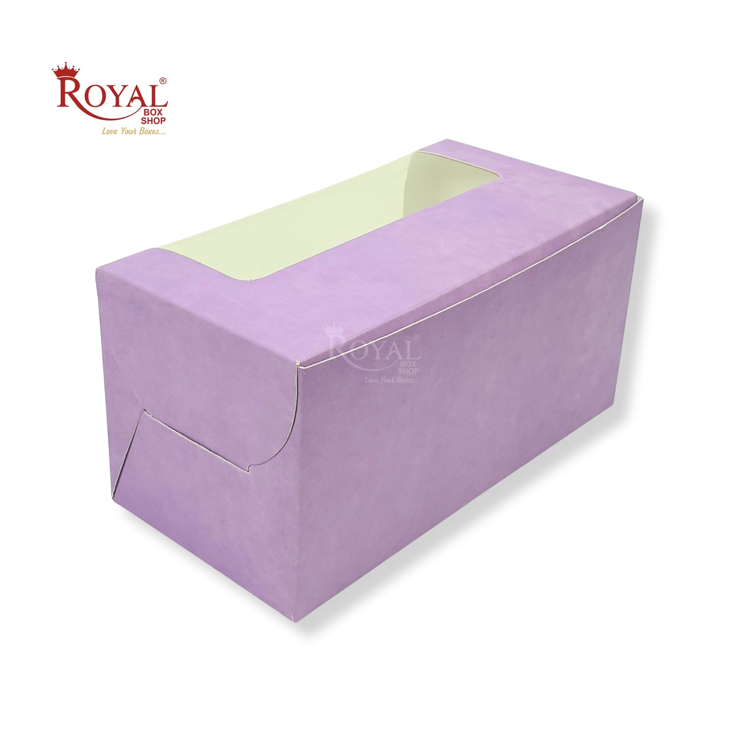 2 Cupcake Box With Window | 7x3.5x3.5 inch | Purple | Party Gifts, Muffin Box | B2B