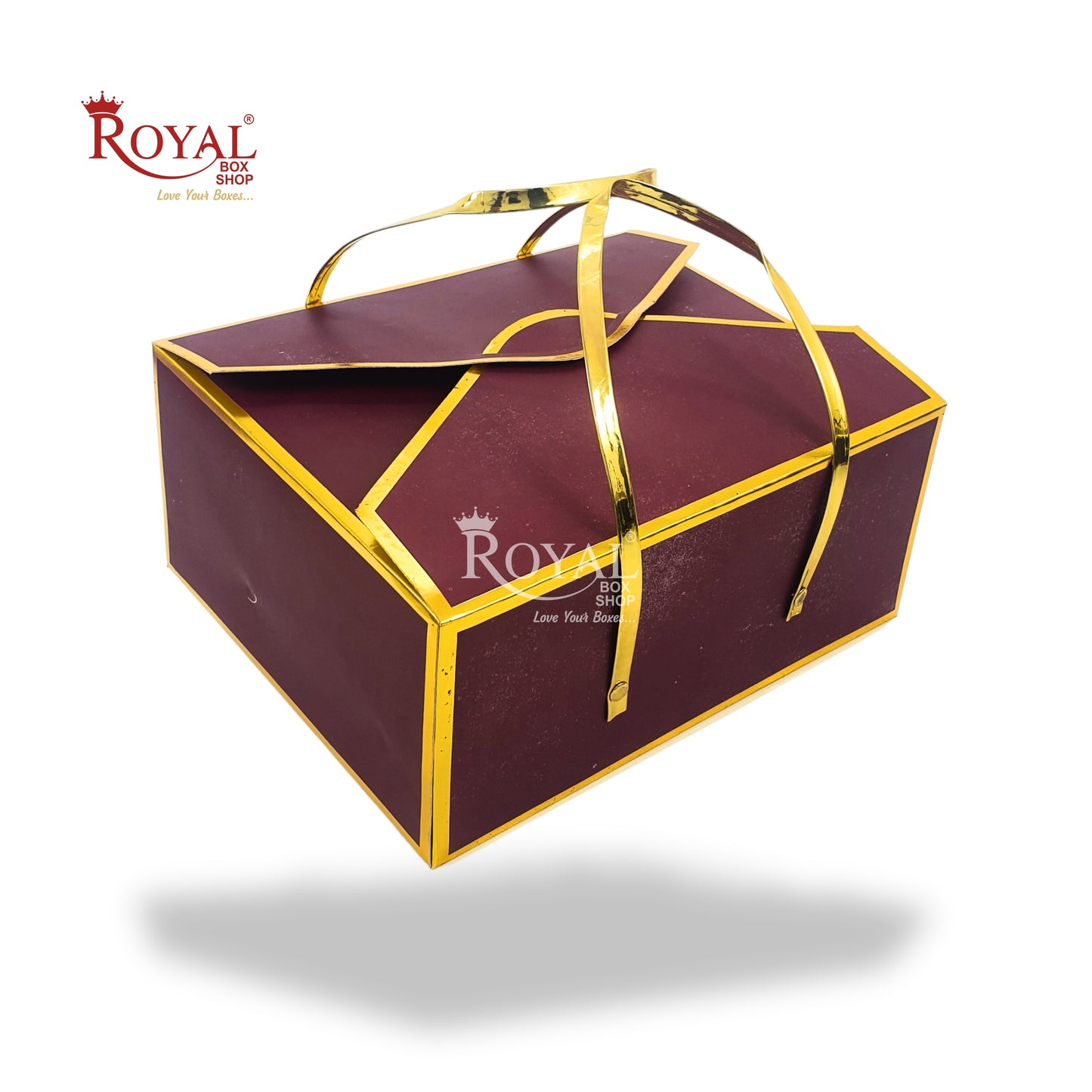 12 Cavity Chocolate Boxes - 7.5 x 5.5 x 1.25 inches - Star Golden Foiling