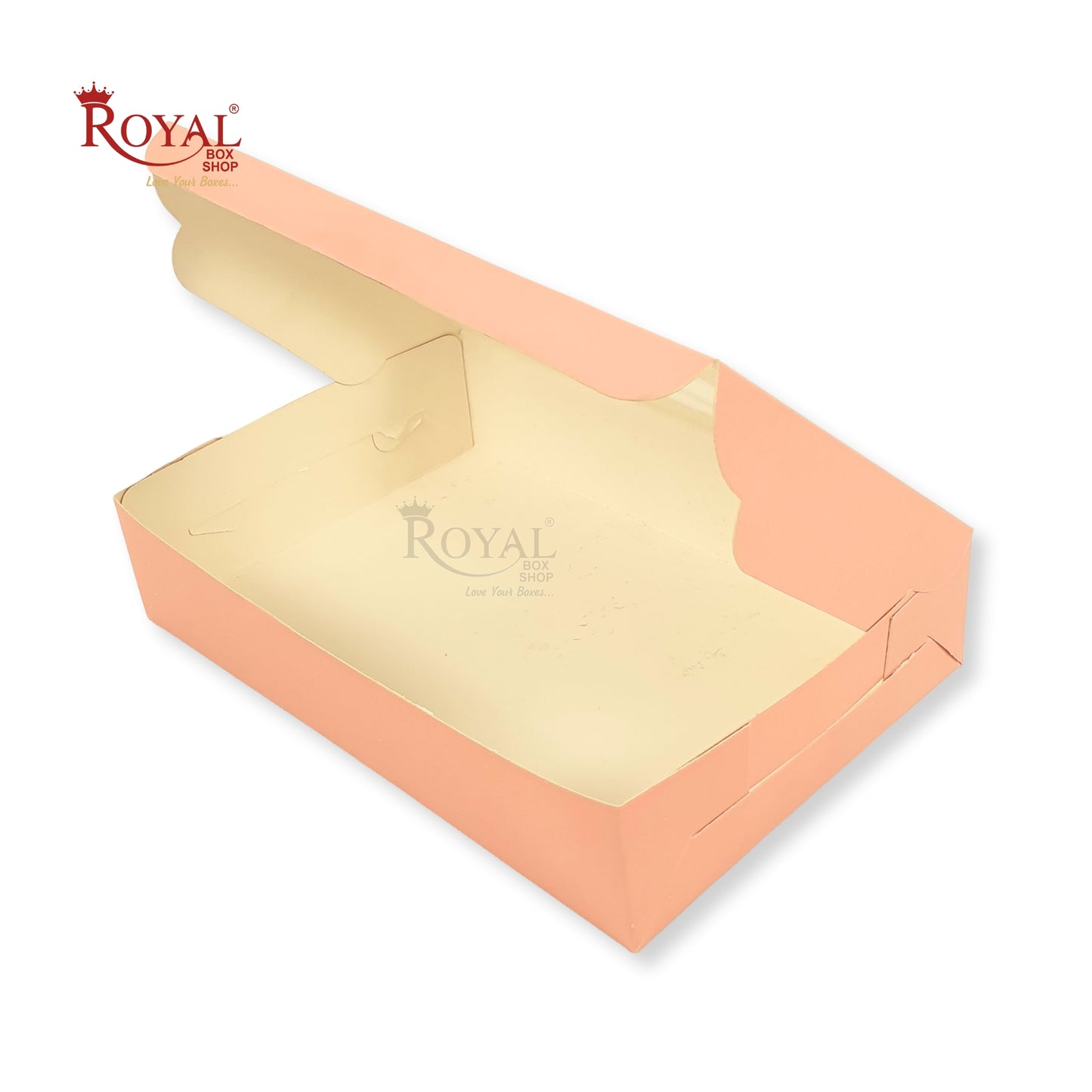 6pc Brownie Window Box | Pink Color | 9x6x1.75" Inches | B2B