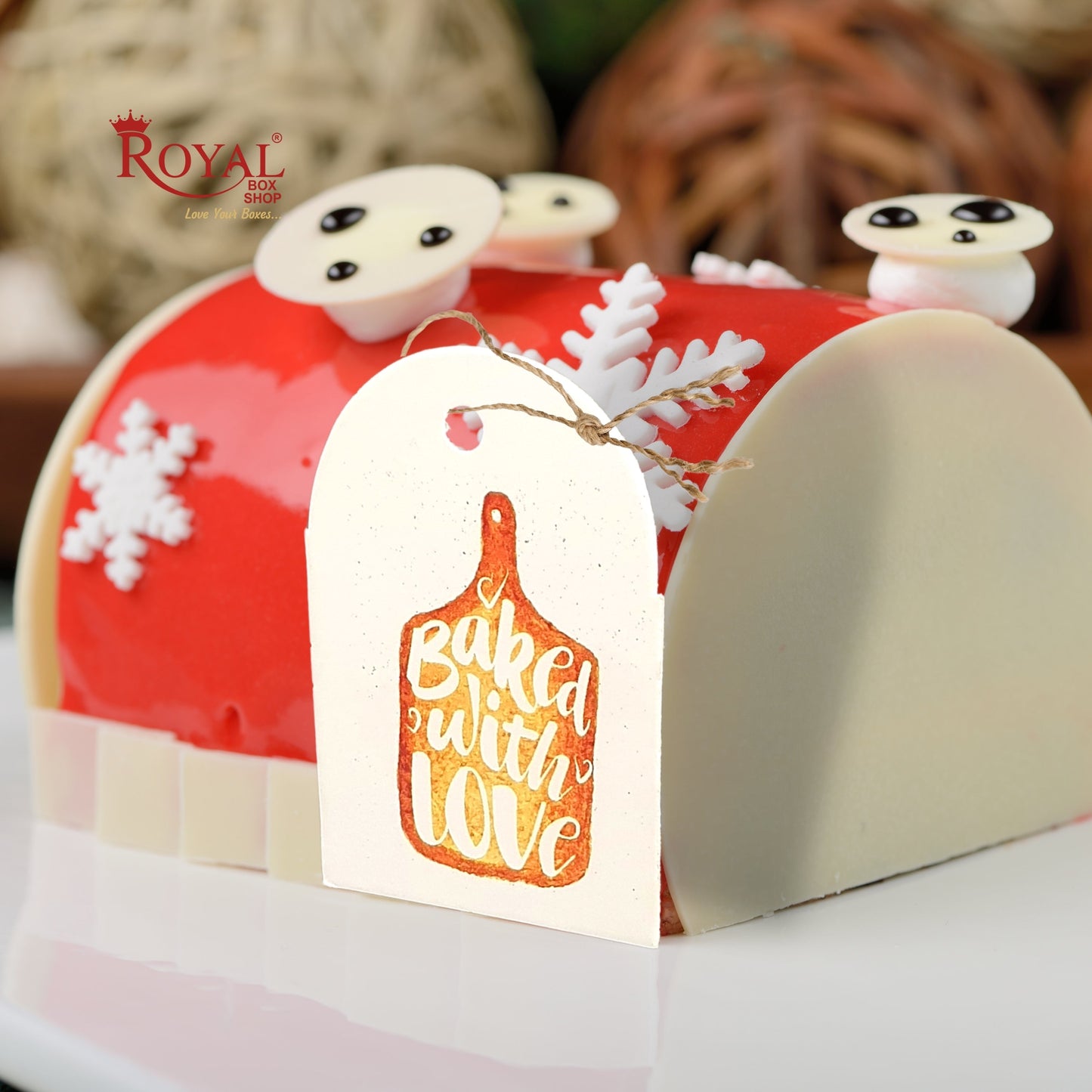 Gift Hamper Tags I Baked With Love I Use For Gift Hamper Boxes, Cake Boxes, Return Gifts Royal Box Shop