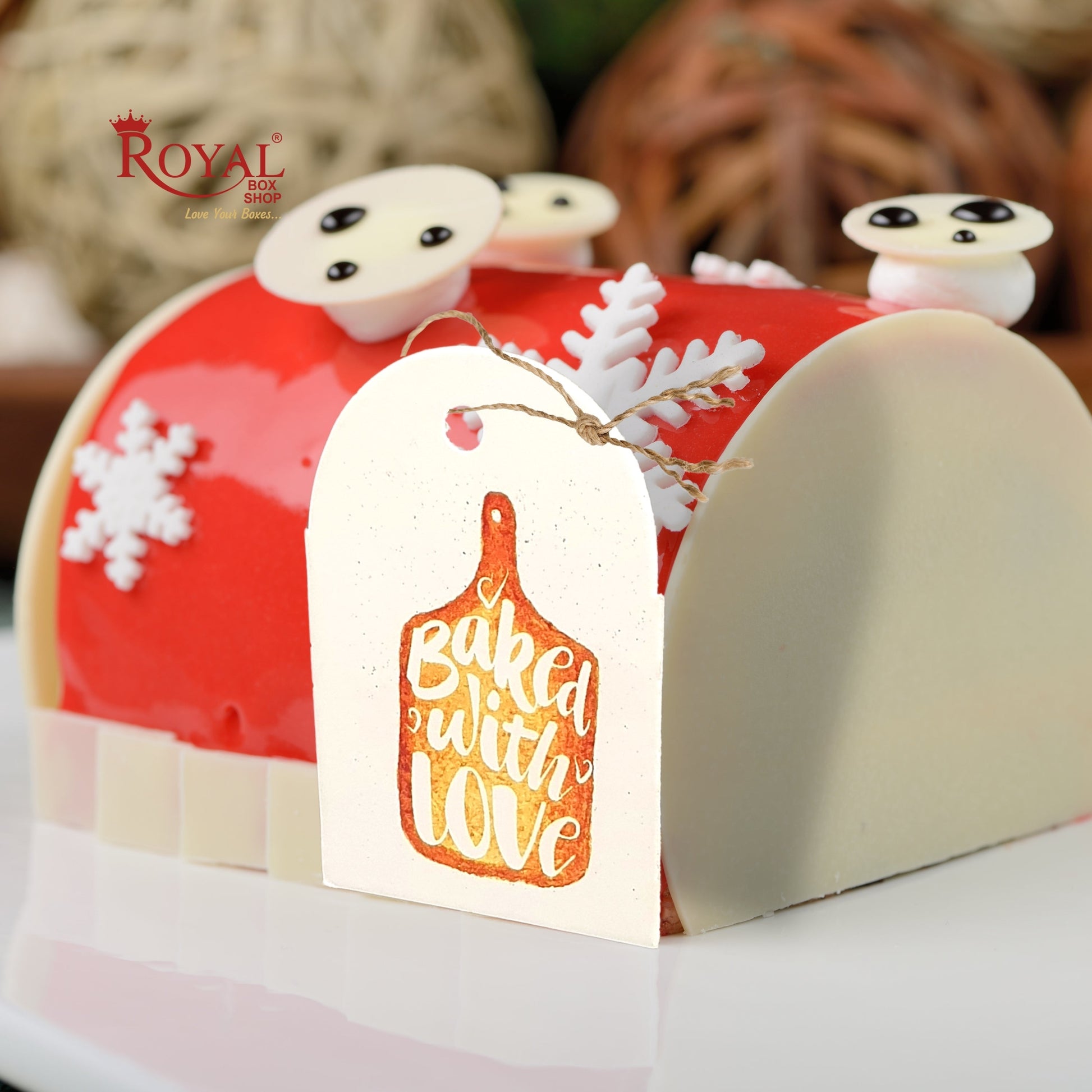 Gift Hamper Tags I Baked With Love I Use For Gift Hamper Boxes, Cake Boxes, Return Gifts Royal Box Shop