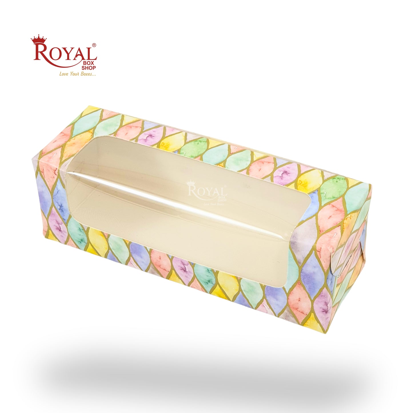6pc Macarons Box | 6x2x2 Inch | Multicolor
