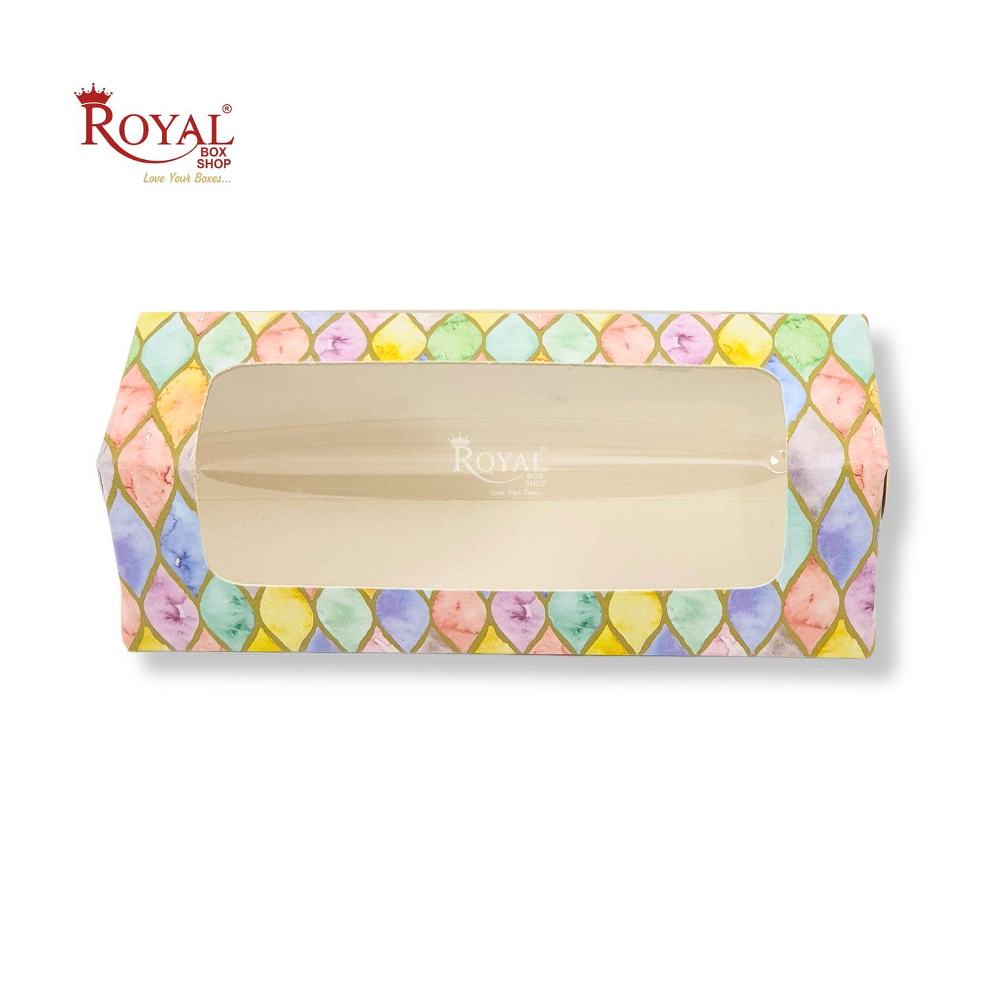 6pc Macarons Box | 6x2x2 Inch | Multicolor