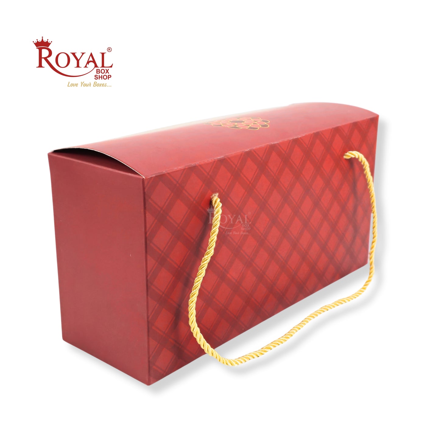 Jumbo Gift Hamper Bags I RBF-25 D2 I 12.5x6.25x4.25 Inch I Red I For Christmas Gifting, Party Gifts, Return favor Gifting