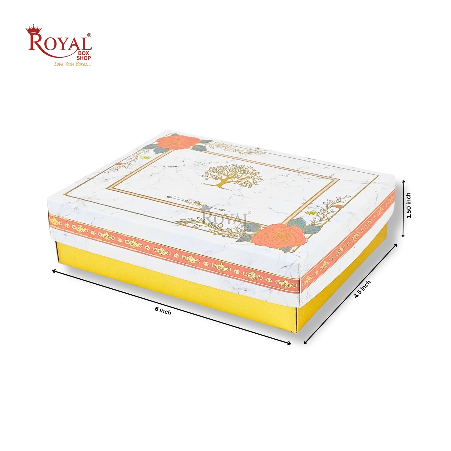Royalboxshop® Premium Dry Fruit, Sweets & Laddoo Box Packaging I RBF 2609 D2