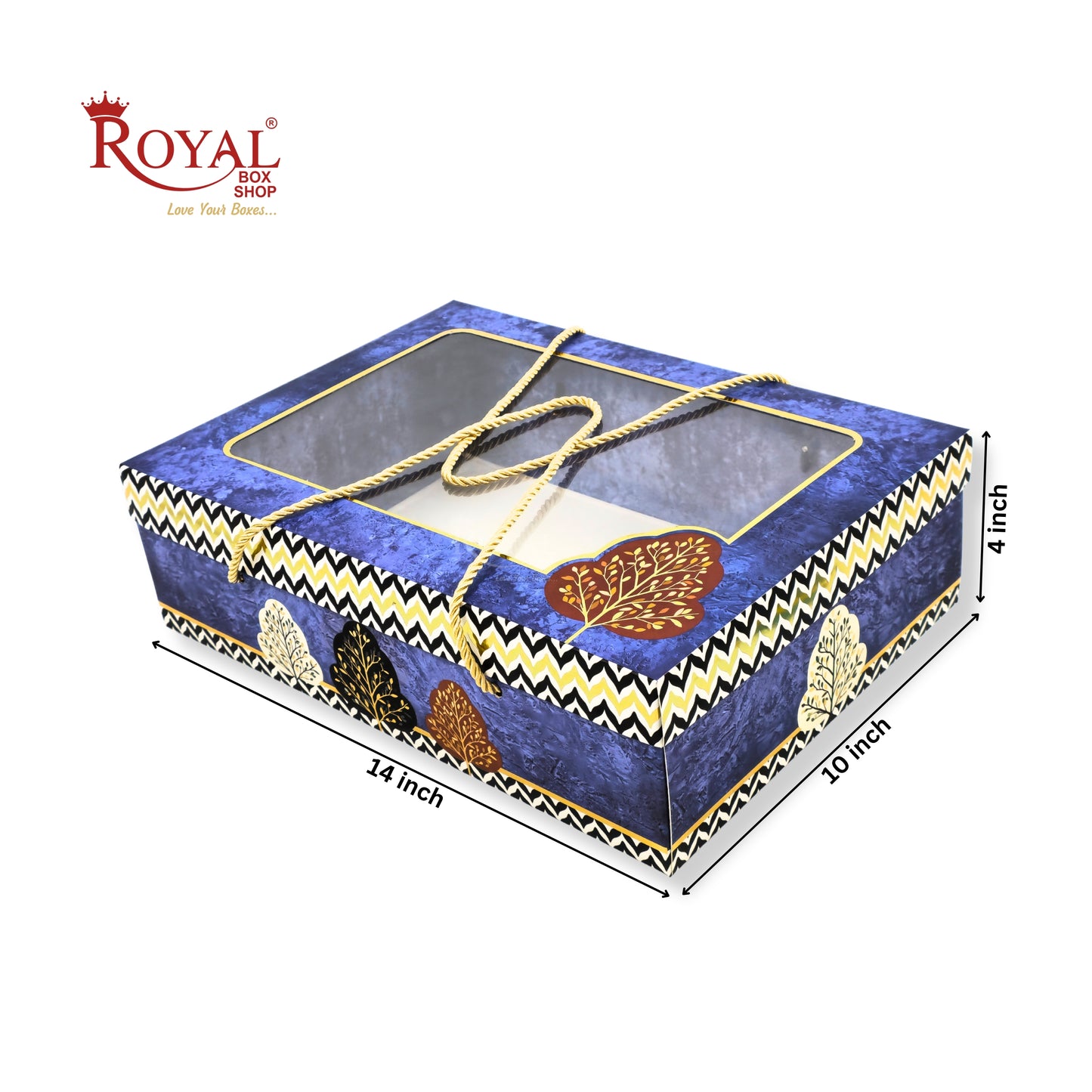 Premium Gift Hamper Box | RBF-35 D1 | 14x10x4 Inch | Ideal for Diwali, Rakhi, Weddings & Gifts