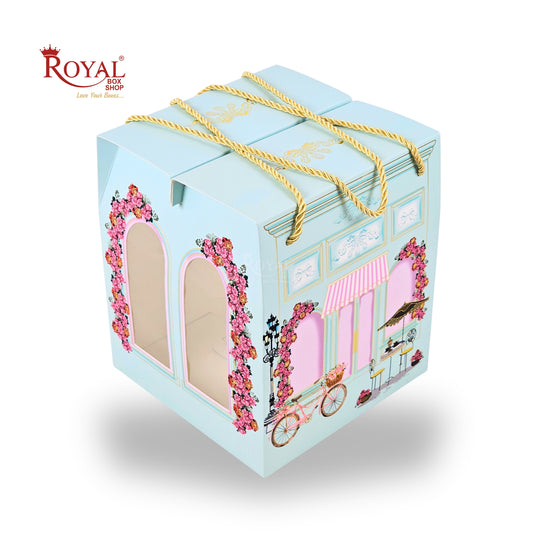 Premium Boutique Hamper Box | RBF-42 D3 | 9x7.5x7.5 Inch | Gift Packaging for Rakhi, Diwali & Weddings
