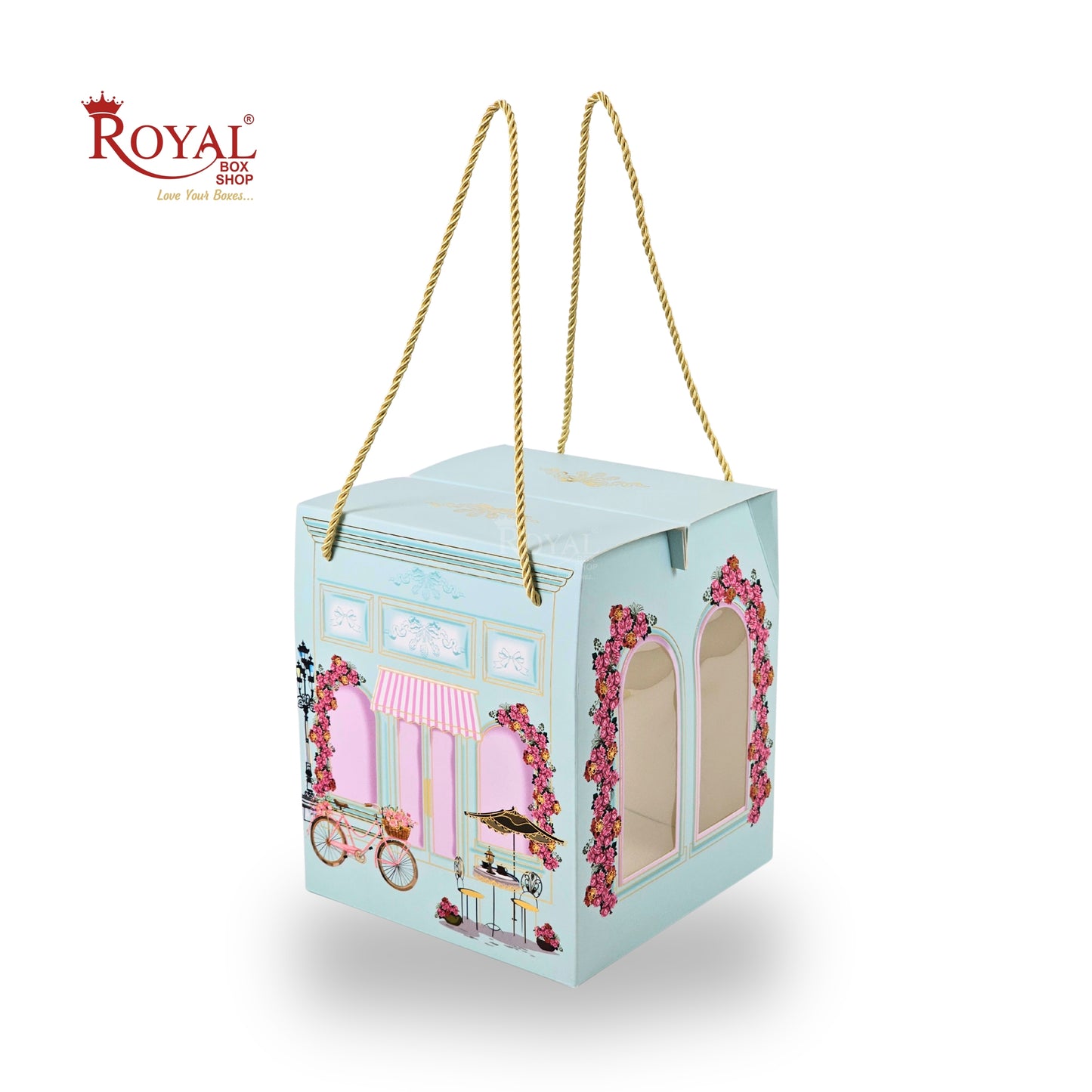 Premium Boutique Hamper Box | RBF-42 D3 | 9x7.5x7.5 Inch | Gift Packaging for Rakhi, Diwali & Weddings
