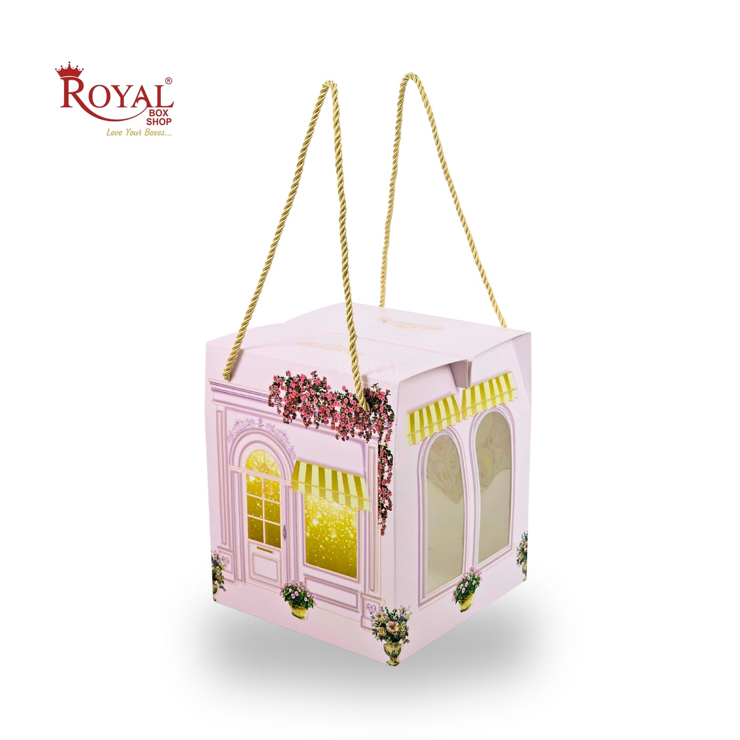 Premium Gift Hamper Box | RBF-42 D4 | 9x7.5x7.5 Inch | Bakery Theme Pink