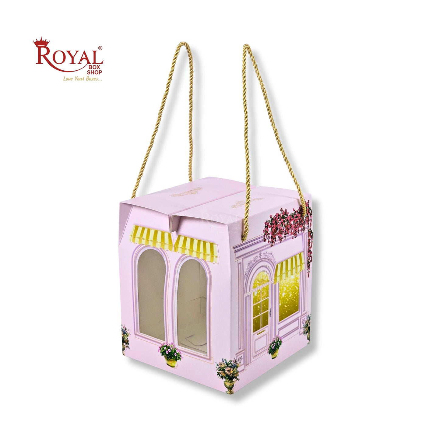 Premium Gift Hamper Box | RBF-42 D4 | 9x7.5x7.5 Inch | Bakery Theme Pink