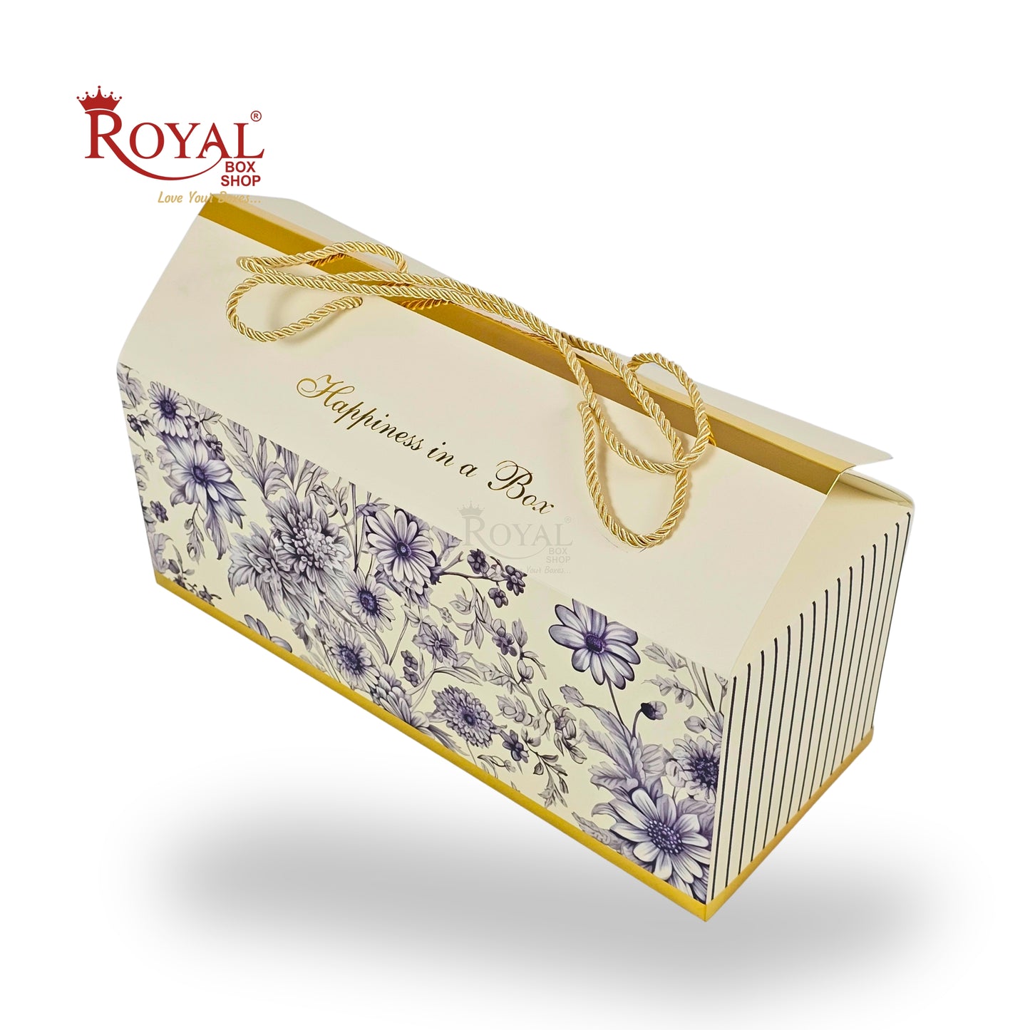 Royal Box Shop® Designer Floral Festive Gift Hamper Box | RBF-43 D2 | 15x6x6 Inch