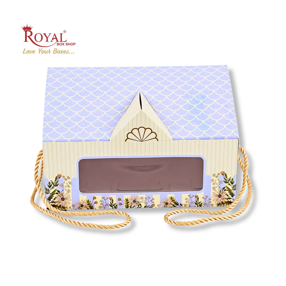 Hut Theme Gift Boxes | RBF 2621 D2 I 10x6.7x3.7 Inch | Blue