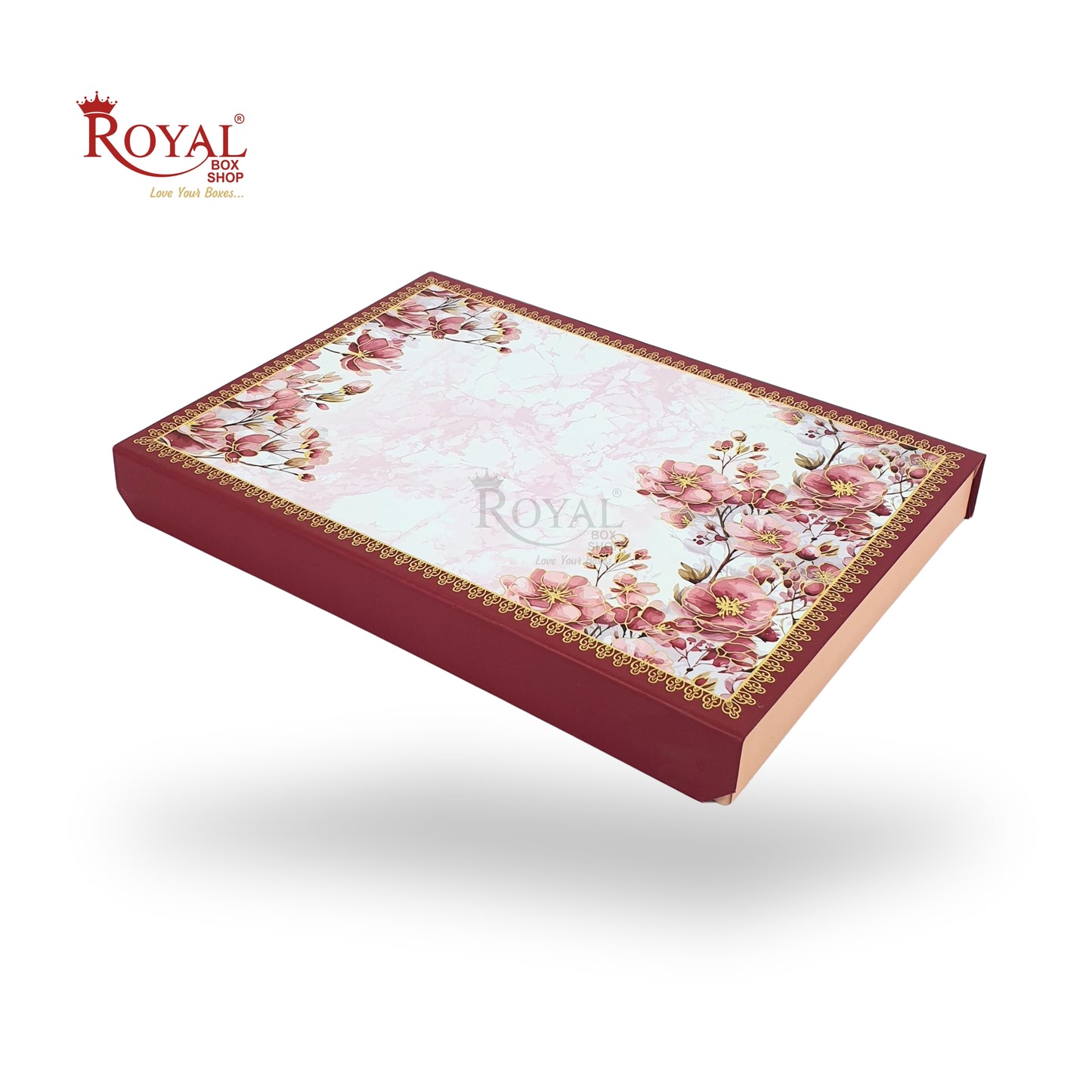 Luxury Indian Wedding Favor Box For Bhaji and Sweets | Royal Box Shop (RBK-142-D1)