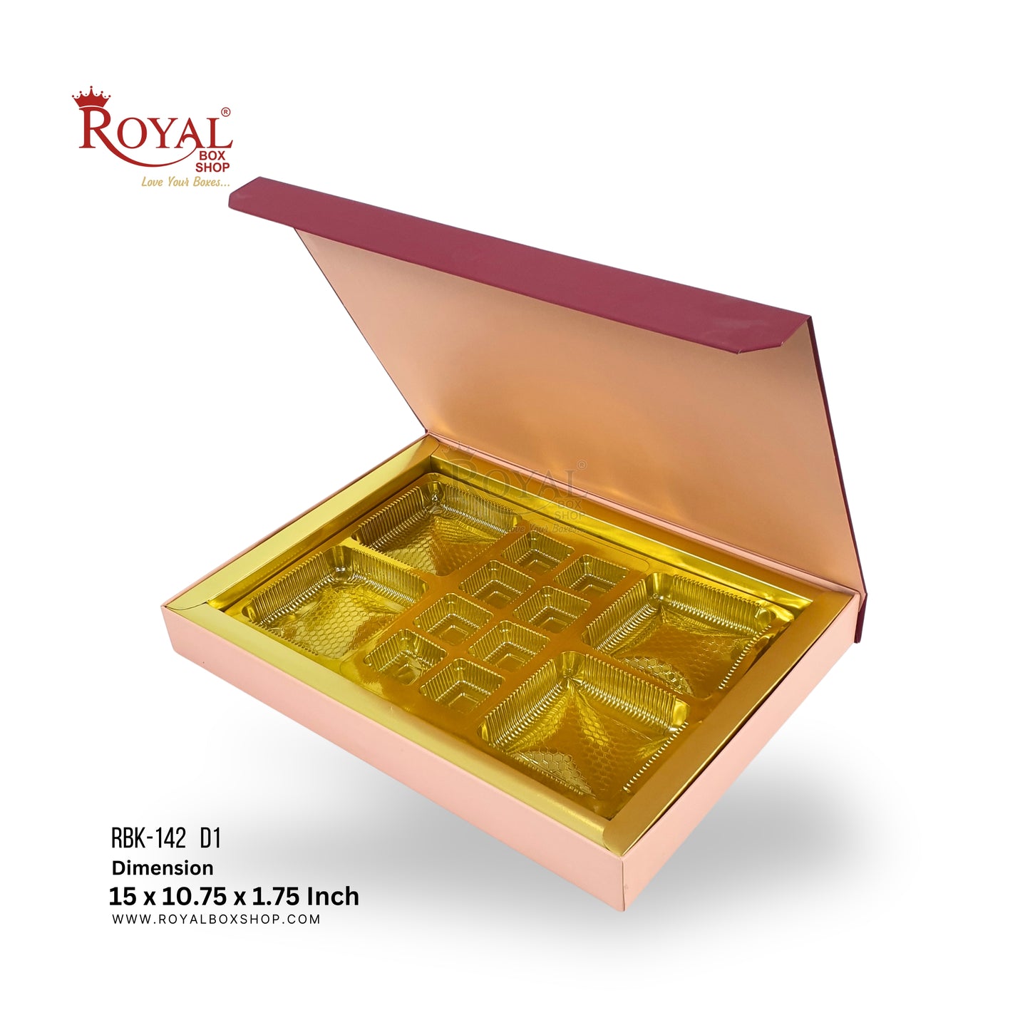 Luxury Indian Wedding Favor Box For Bhaji and Sweets | Royal Box Shop (RBK-142-D1)