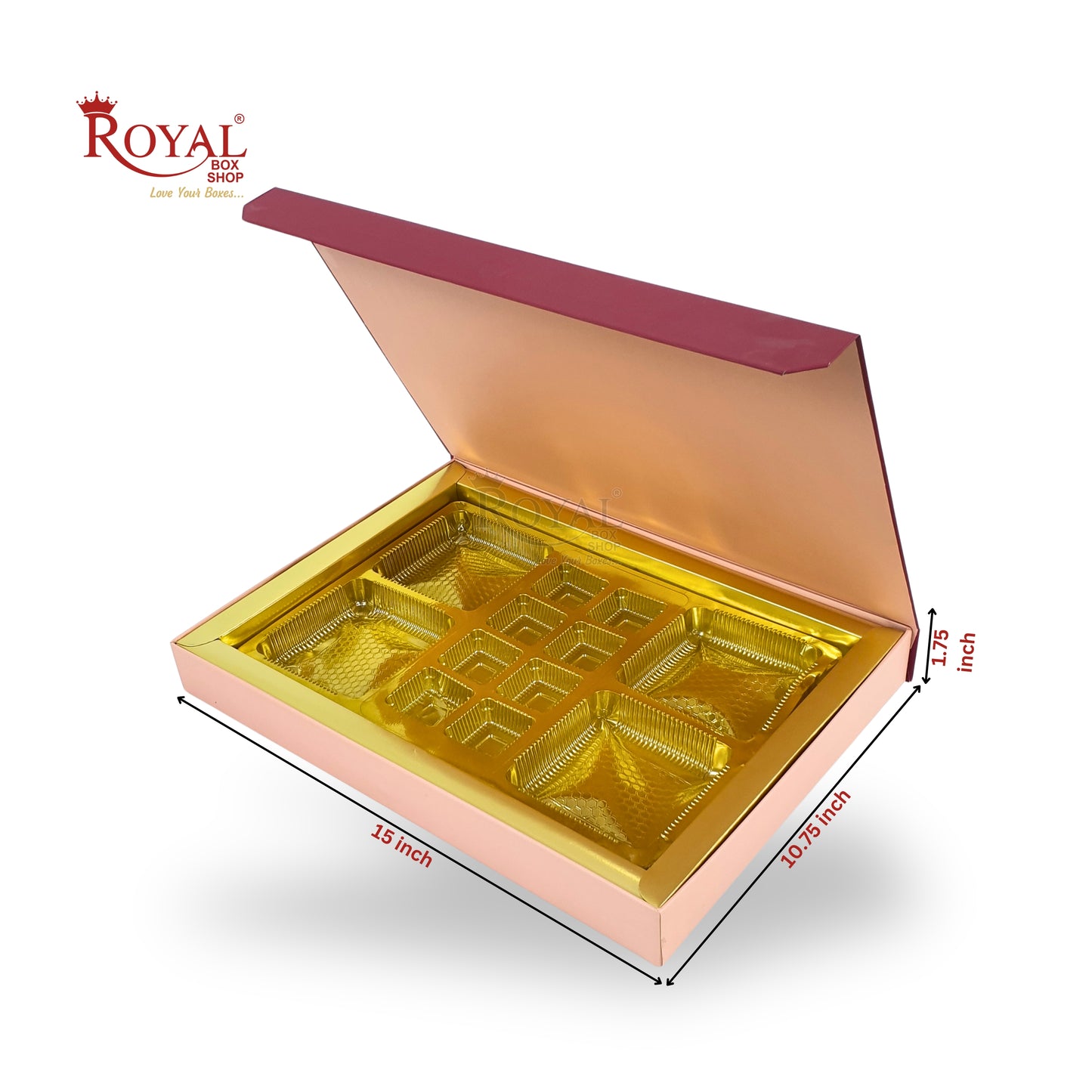 Luxury Indian Wedding Favor Box For Bhaji and Sweets | Royal Box Shop (RBK-142-D1)
