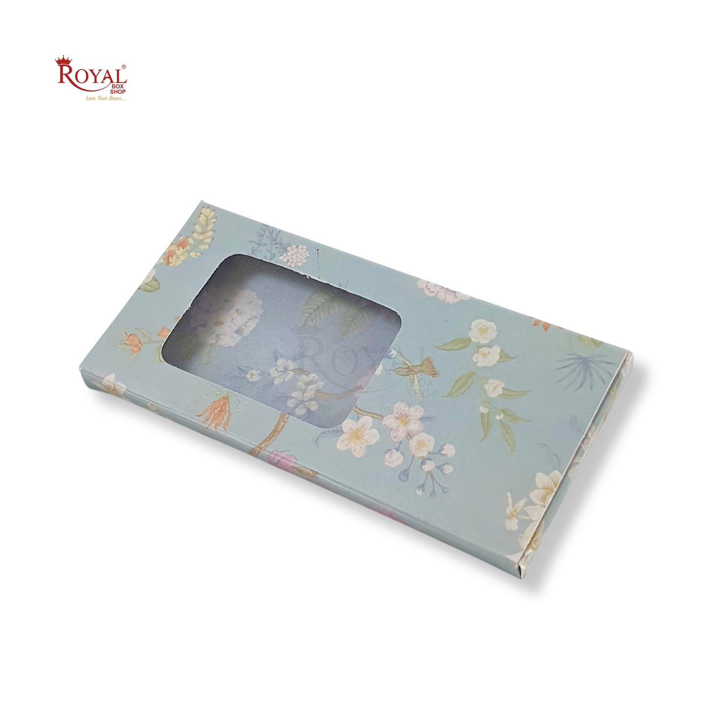 RoyalBoxShop® Chocolate Bar Box - Grey - 5.5 x 2.5 x 0.25 Inches Royal Box Shop