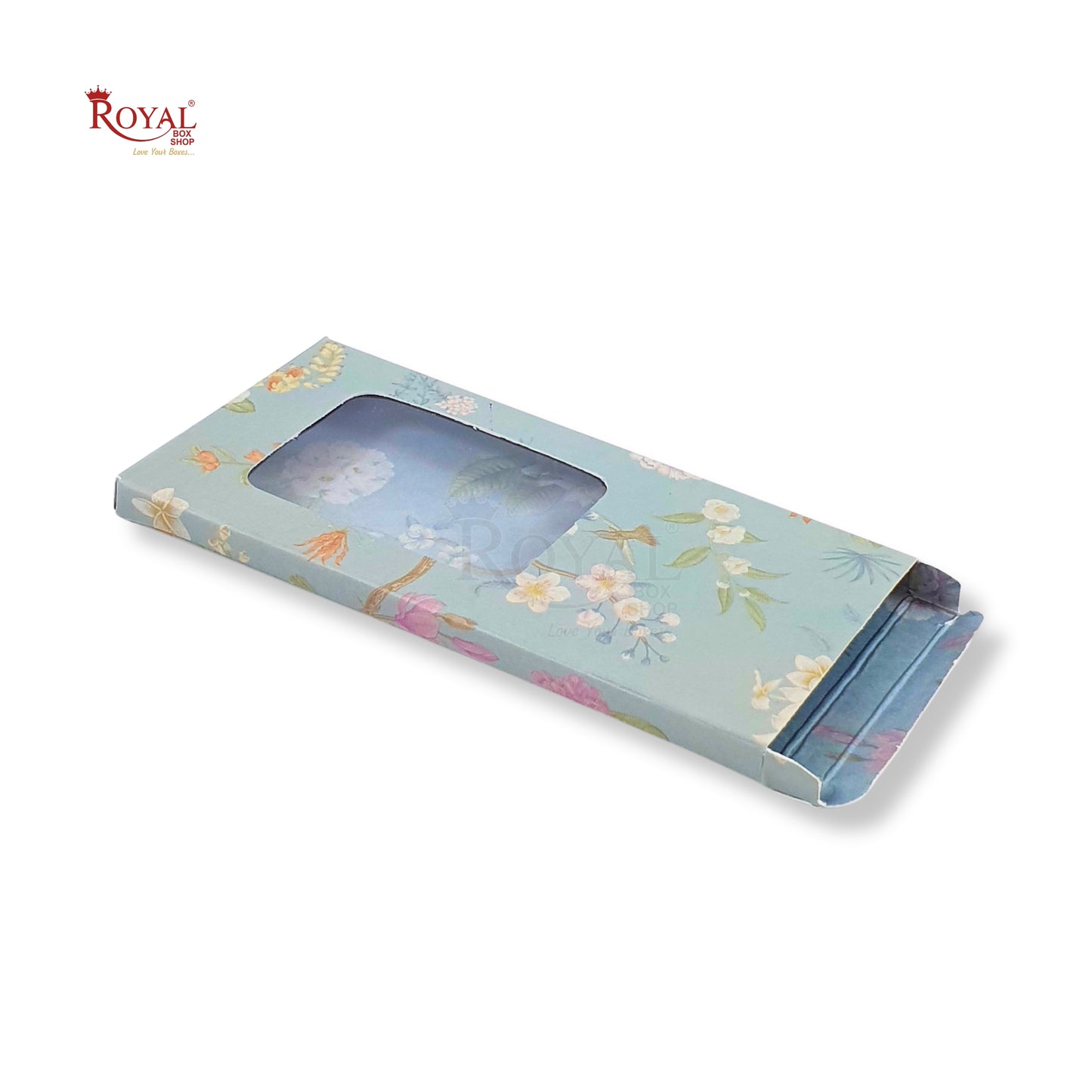 RoyalBoxShop® Chocolate Bar Box - Grey - 5.5 x 2.5 x 0.25 Inches Royal Box Shop