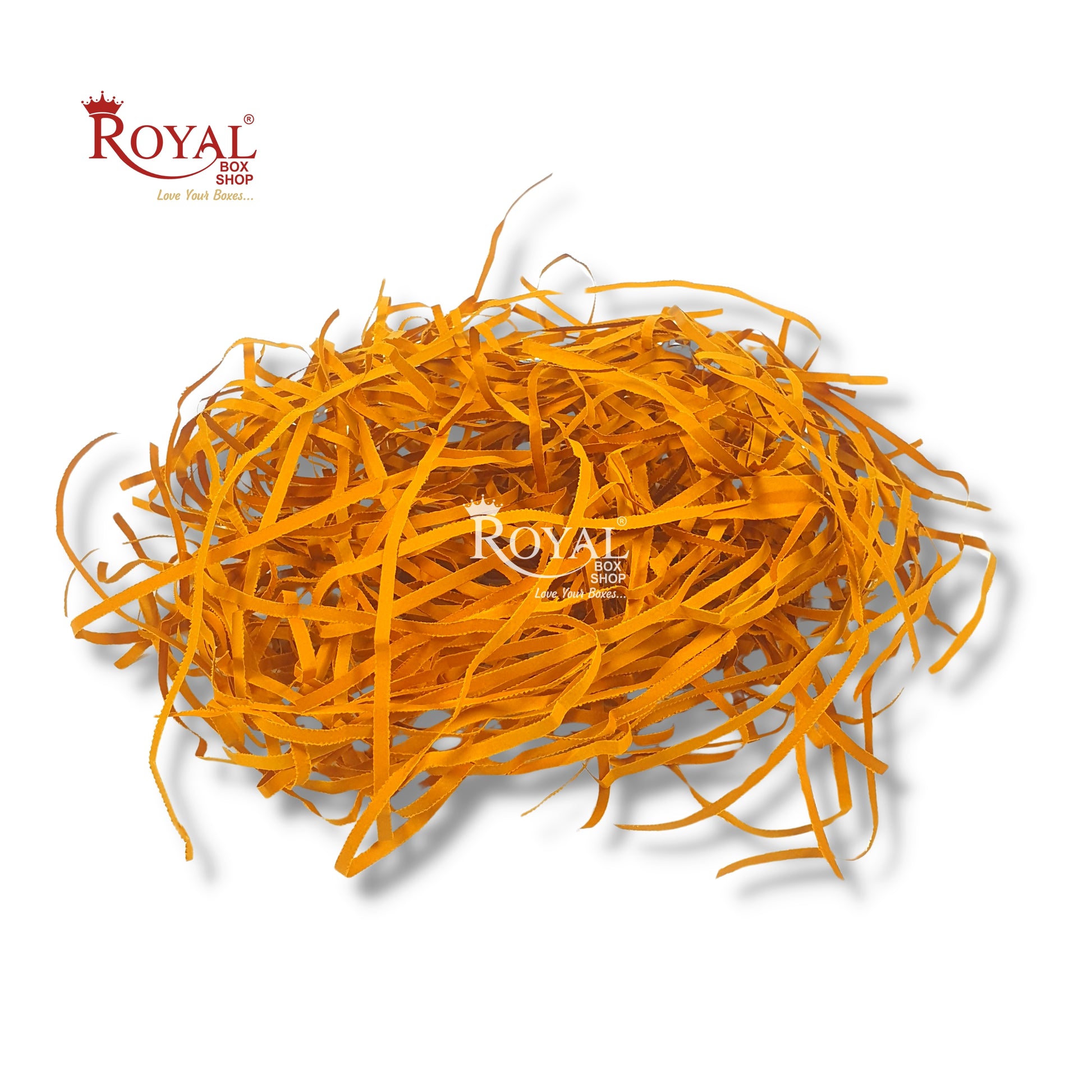 RoyalBoxShop® Premium Shredded Paper for Gift Packing (100g) I Gold Shade Royal Box Shop