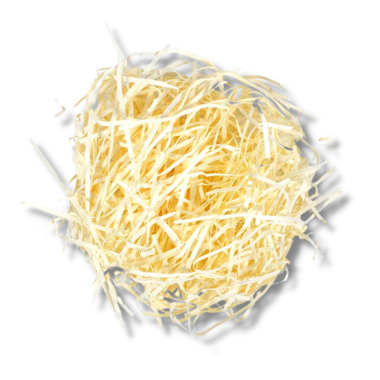 RoyalBoxShop® Premium Shredded Paper for Gift Packing (100g) I Cream
