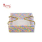 Premium Gift Hamper Bags with Transparent Lid I 10x10x3.5 inches I Multicolor