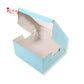 RoyalBoxShop® Cake Box With Window I Size 10x10x5 inch I Blue 350 GSM I 1 Kg Cake Box