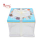 Tall Transparent Square Box with Ribbon I Blue I Perfect for Cakes & Gifts!