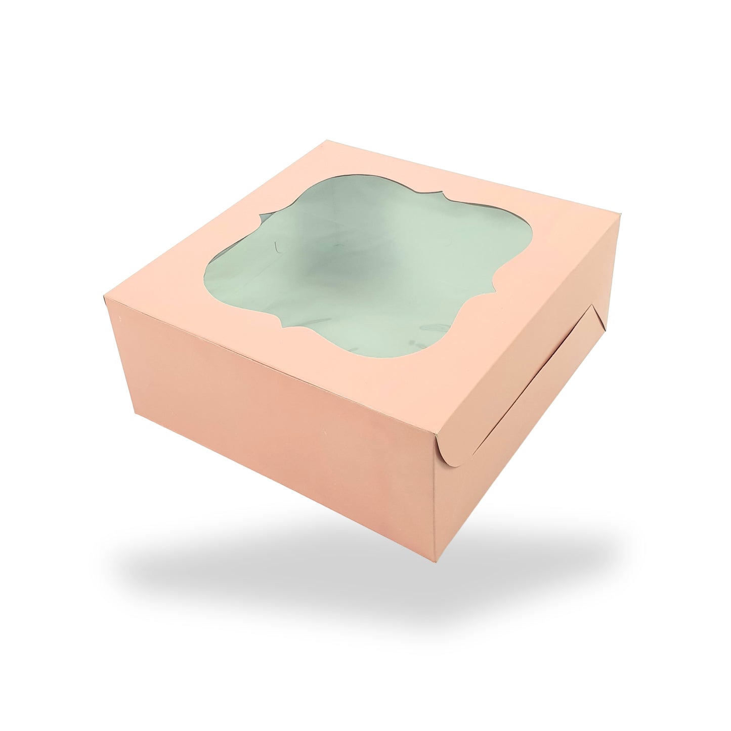Cake Box With Window | Size 12x12x5 inch | Pink | 350 GSM | 1 Kg Cake Box | B2B