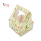 1pc Brownie Window Box I Green Floral I 3"x3"x1.75" inches I For Christmas, Baby Shower, Birthday Party Return Gifts Royal Box Shop