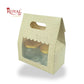 2 Mason Jar Paper Carry Bags I 7x3.75x8" inches I Green I B2B