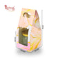 1 Mason Jar Paper Carry Bags | 3.5x3.5x8 inches | Pink Marble Print