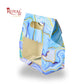 2 Mason Jar Paper Carry Bags | 7x3.75x8 inches | Blue Marble Print