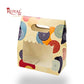 2 Mason Jar Paper Carry Bags | 7x3.75x8 inches | Cream with Mandala Print