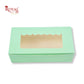 2pc Brownie Window Box I Tealish Green I 6x3x1.75 Inches | B2B