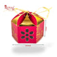 Royal Lotus Shape Gift Box I 3.5x3.5x2 Inch I Pink I Paris Theme