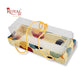 3 Mason Jar Gift Hamper Box With Thread | 10.5x3.5x3.5 Inches | Cream Mandala Print
