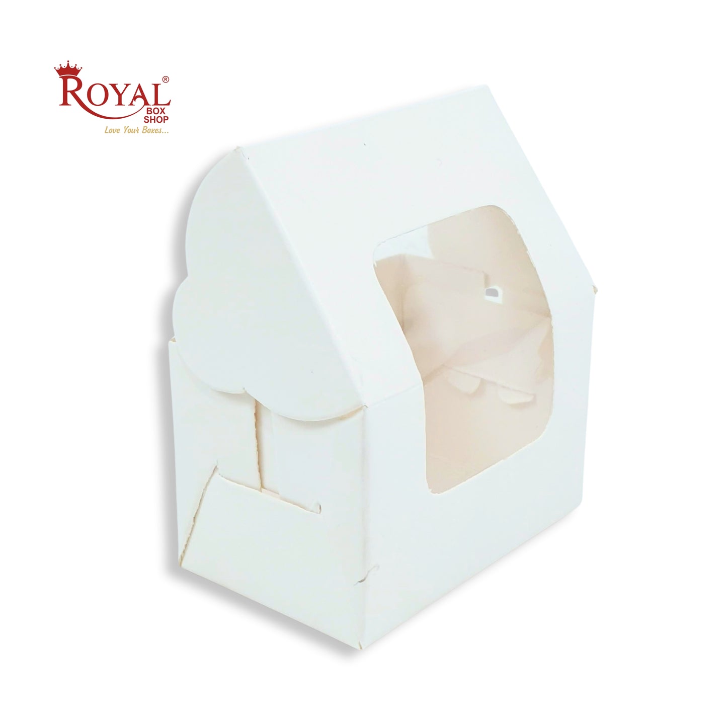 3pc Macarons Box | 3x2x2 Inches | White