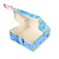 4pc Brownie Window Box | 6x6x2 inches | Marble Blue