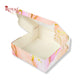 4pc Brownie Window Box | 6x6x2 inches | Marble Pink