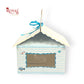 Blue Balloon Hut Gift Boxes I 6"x6"x4" Inch I Baby Showers, Birthdays, Announcements