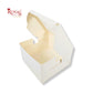 RoyalBoxShop® Cake Box With Window I Size 8x8x5 inch I White 300 GSM I Half Kg Cake Box
