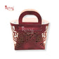 Royal 2 Jar Gift Hamper Bags I Laser Cut Gold Foiling I Red I Christmas Gifting, Wedding, Corporate, Birthday Return Gifting Hamper Bags