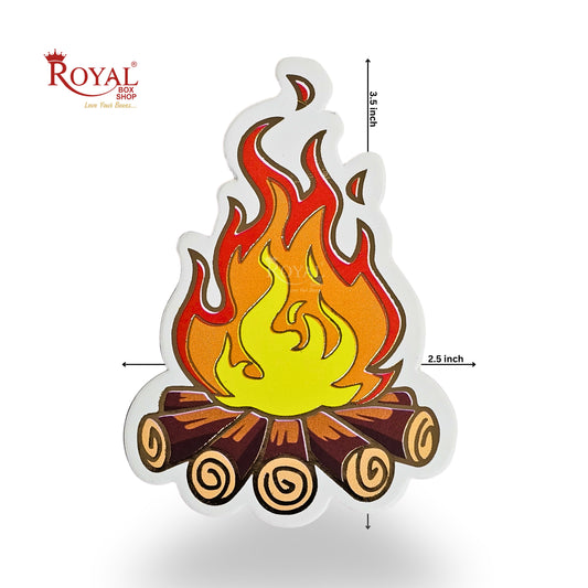 Happy Lohri Tags I D6 | Mix Color | Pack of 50 | Festive Tags for Gift Hampers & Baskets