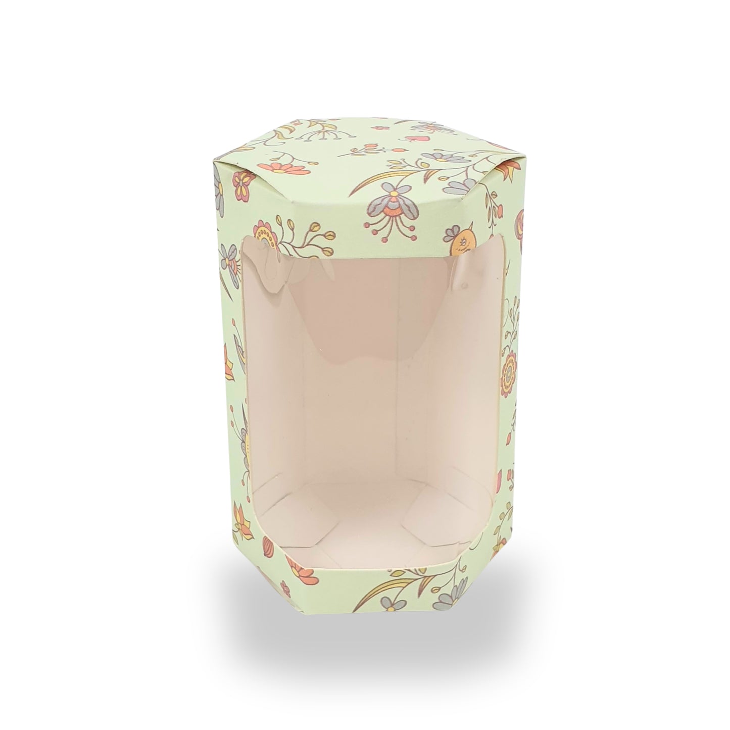 Cookies Box with Window I Size 5x3x3 inches I Green Floral