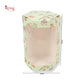 Cookies Box with Window I Size 5x3x3 inches I Green Floral