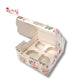 4 Cupcake Box With Window I Size 7"x7"x3.5" I News Print I FBB Paper I 300 GSM