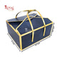 Premium Gift Hamper Bags I Gold Foiling 10x8x4.5 Inch I I Navy Blue I Occasion Gifting Hamper Bags